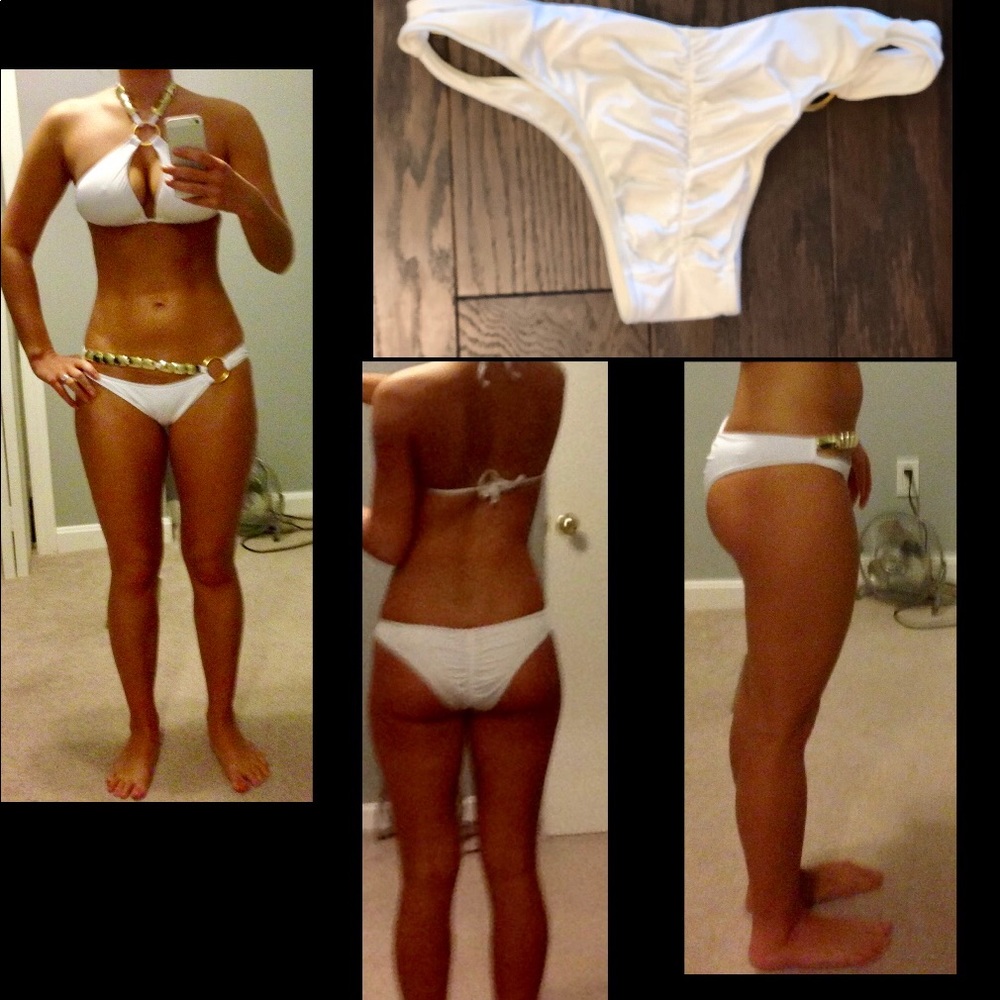 BEACH BUNNY CHAINLINK PEEK A BOO BOTTOMS - Picture 7 of 8